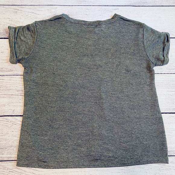 Grey/silver short sleeve top - Picture 5 of 6